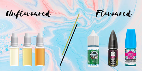 Flavoured & Unflavoured Nicotine Vape Juice  - What Should You Prefer?