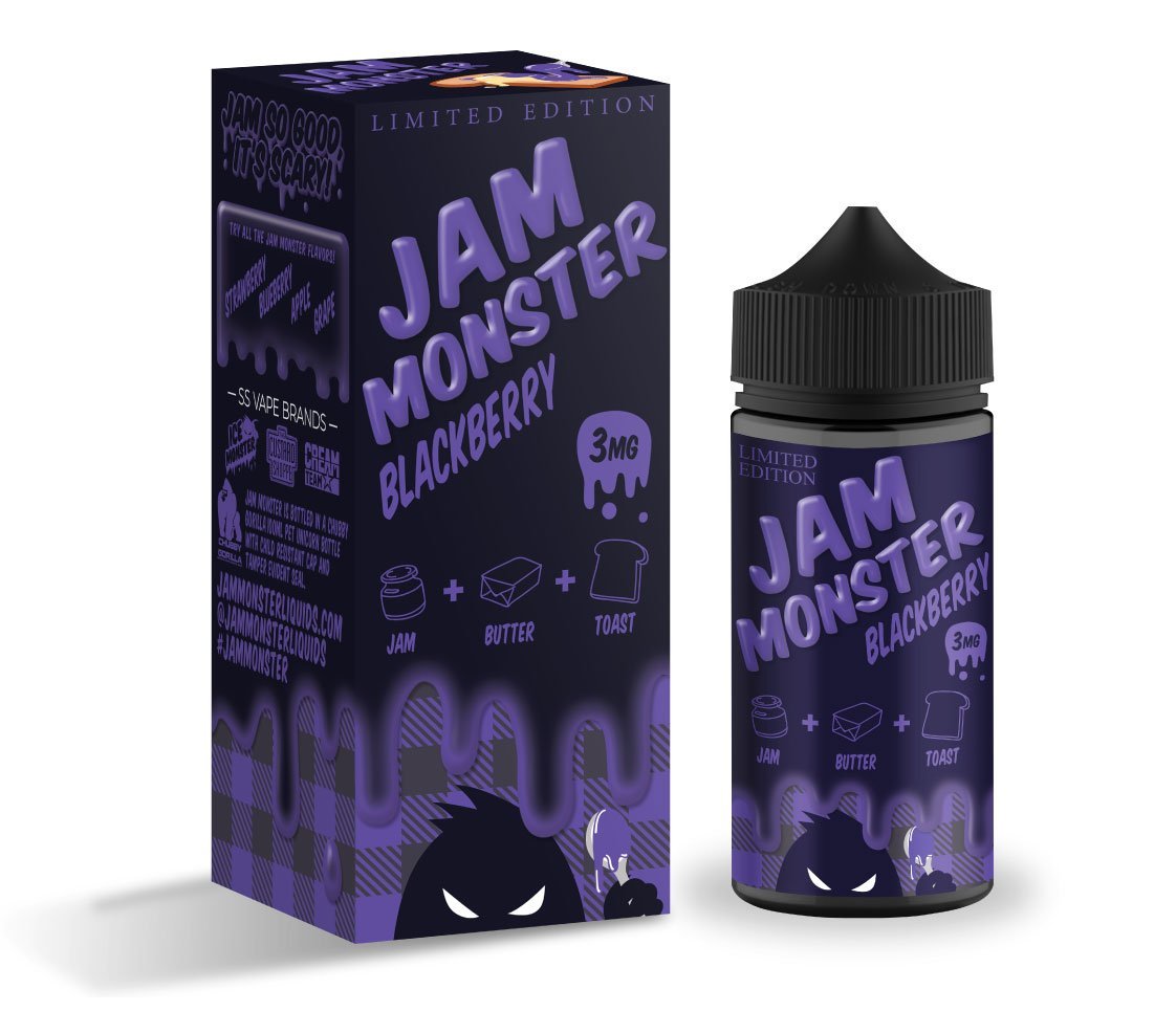 Jam Monster - Blackberry Limited Edition 0mg | Wholesale