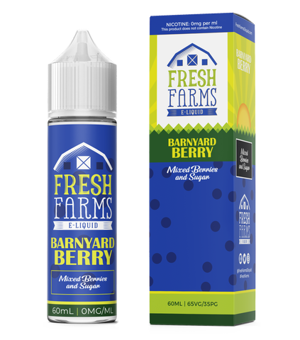 Fresh Farms Eliquids Original range 60ml | Barnyard Berry - Mixed Berries & Sugar