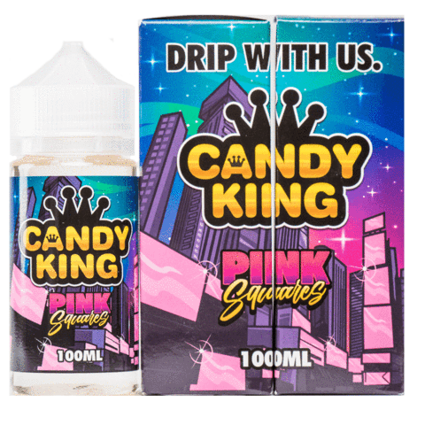Candy King 100ml Pink Squares