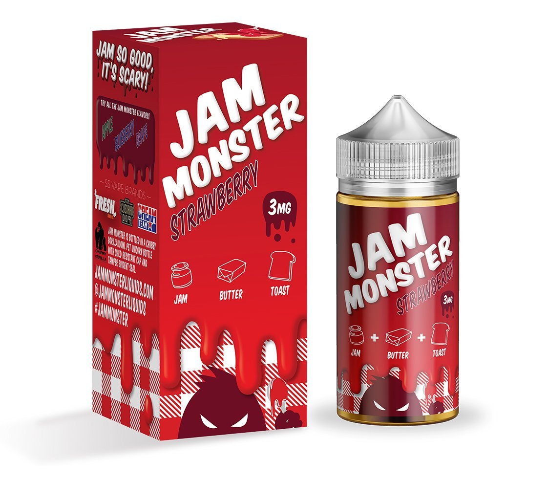 Jam Monster - Strawberry 0mg | Wholesale